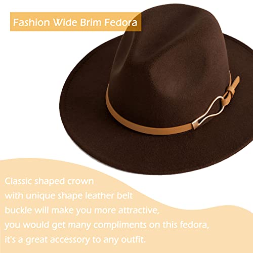 Fashion Women's Wide Brim EOGIMI Fedora Floppy Panama Hat for Summer Beach and Outdoor Activities
| Stylish EOGIMI Wome