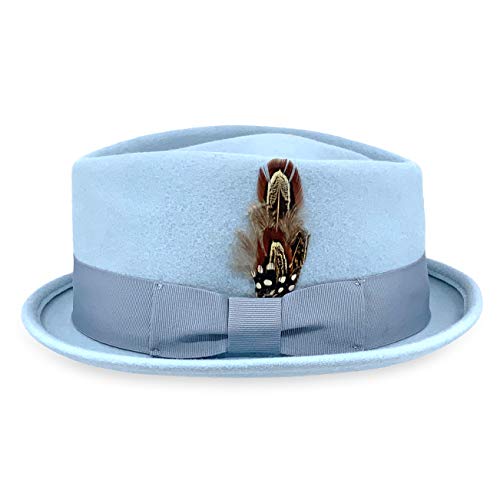 Belfry Crushable Porkpie Fedora Hat Men's Vintage Style 100% Pure Wool
| Belfry Crushable Porkpie Fedora Hat Men's Vint