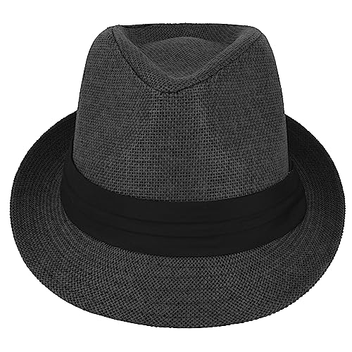 Gelante Summer Fedora Panama Straw Hats with Black Band for Men and Women
| Gelante Summer Fedora Panama Straw Hats wit
