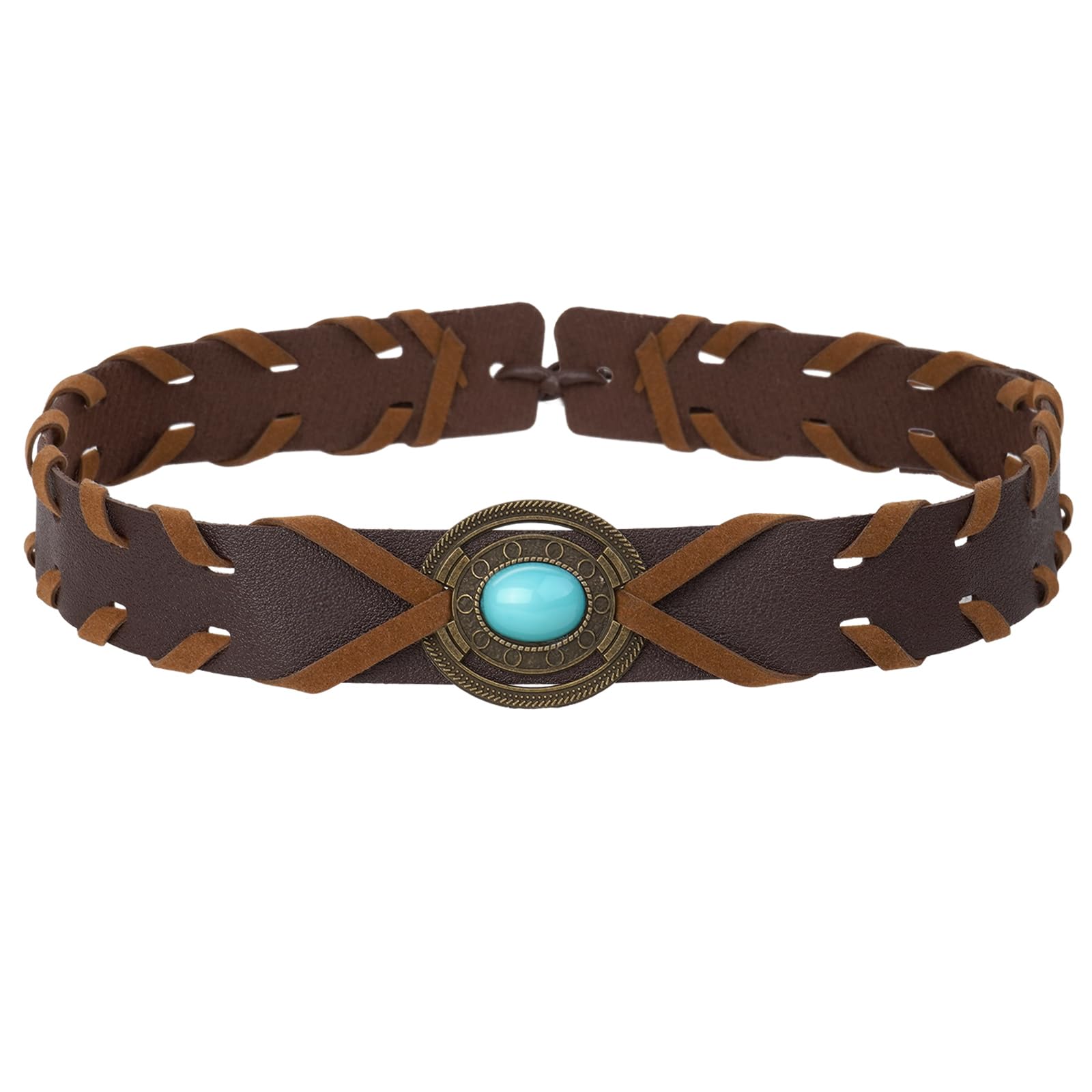 Whistlon Cowboy Hat Bands Handmade for Cowboy Fedora Panama Hats - Stylish & Durable Bands - 1 Set