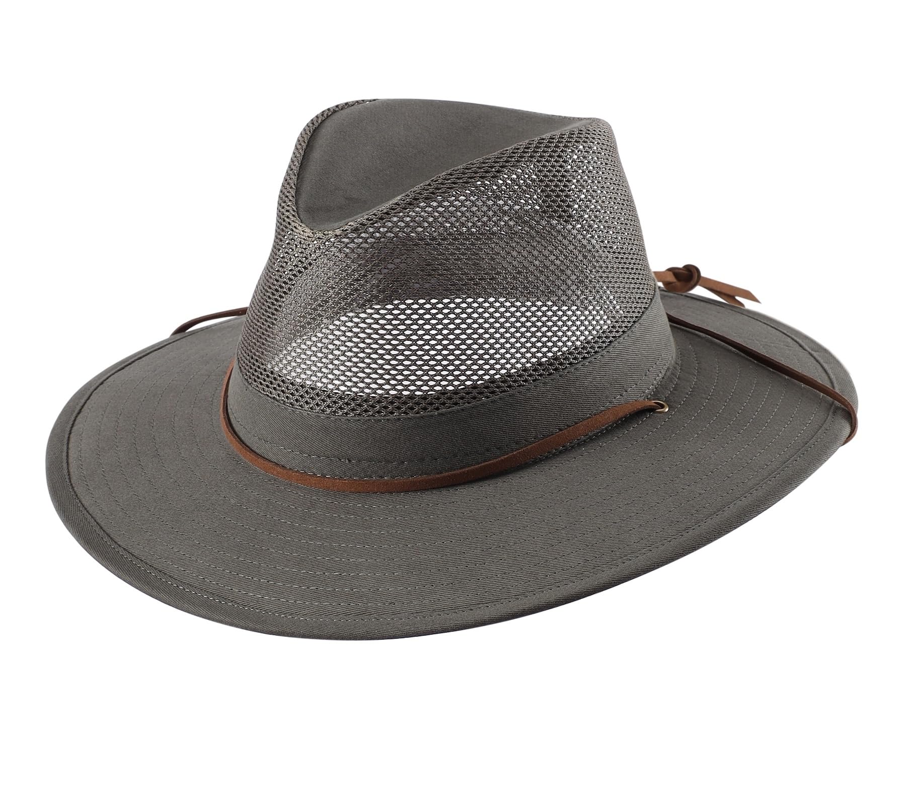 Home Prefer Cotton Summer Fedora Hat Wide Brim Sun Hats for Men Women UPF 50+ Sun Protection Cap for Outdoor Activities