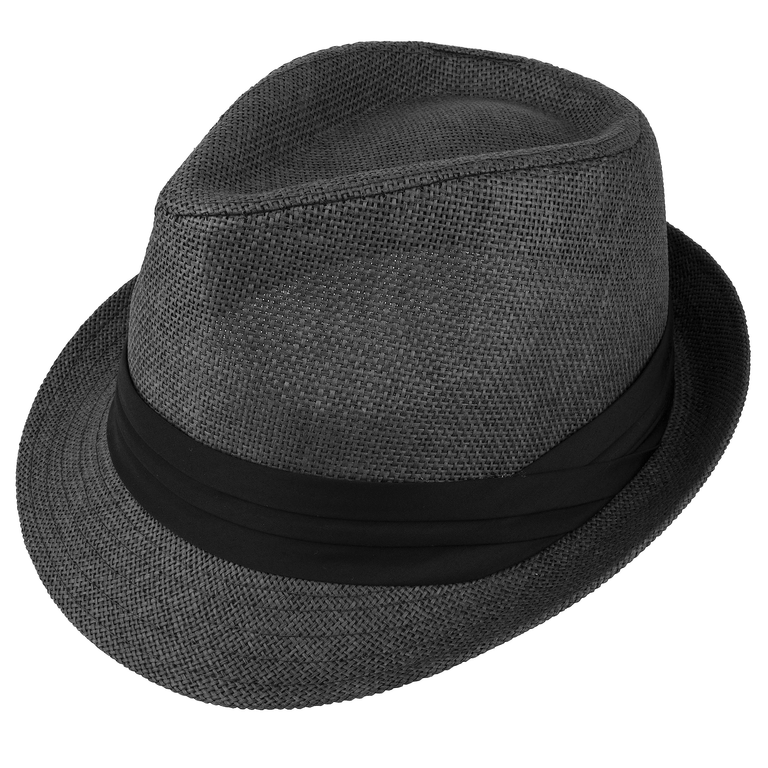 Gelante Summer Fedora Panama Straw Hats with Black Band for Men and Women
| Gelante Summer Fedora Panama Straw Hats wit